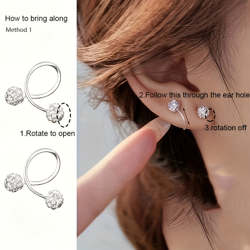 Quinn™ – Rod Ball Earrings