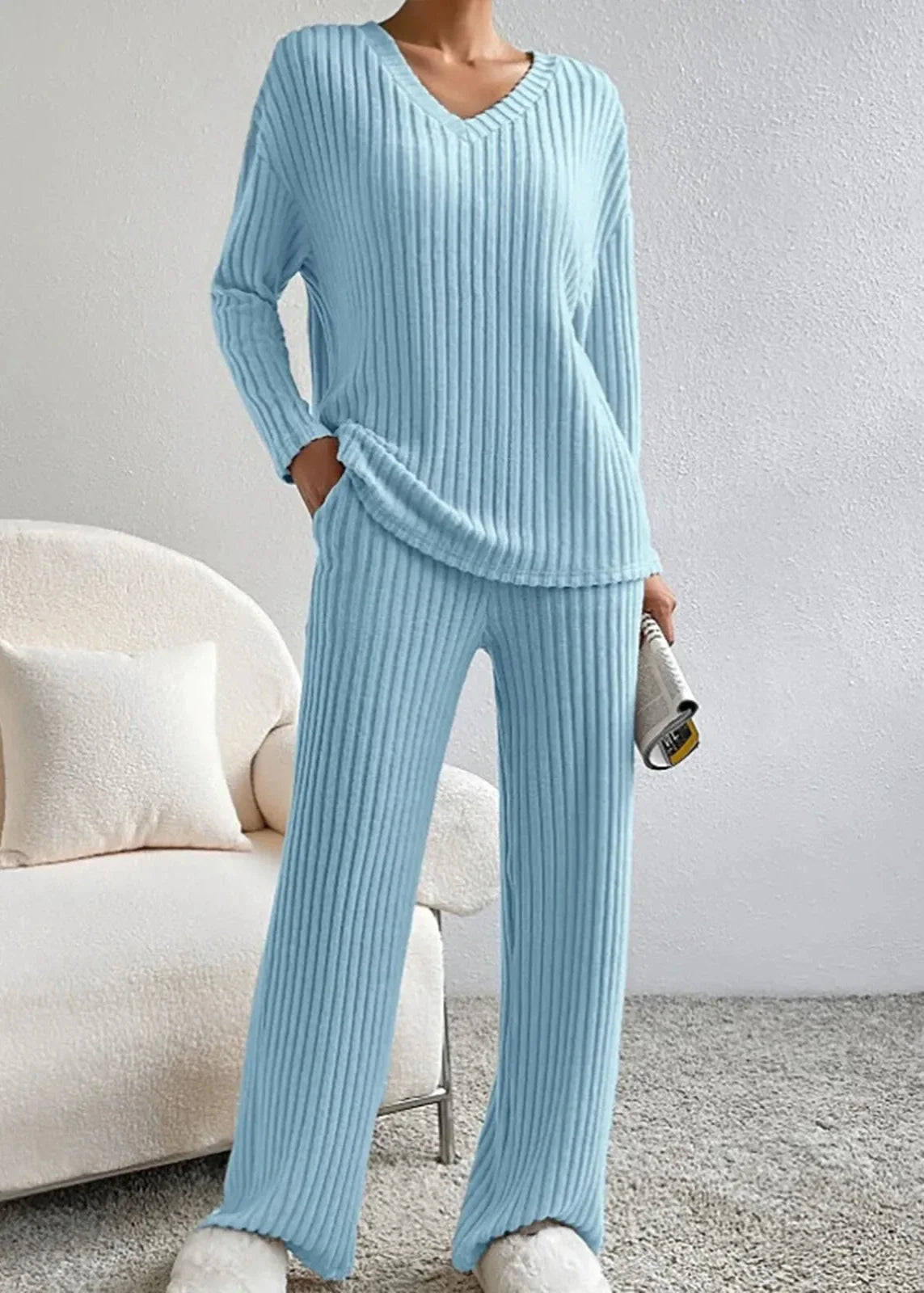 Quinn™ – Florence - Ribbed two-piece set
