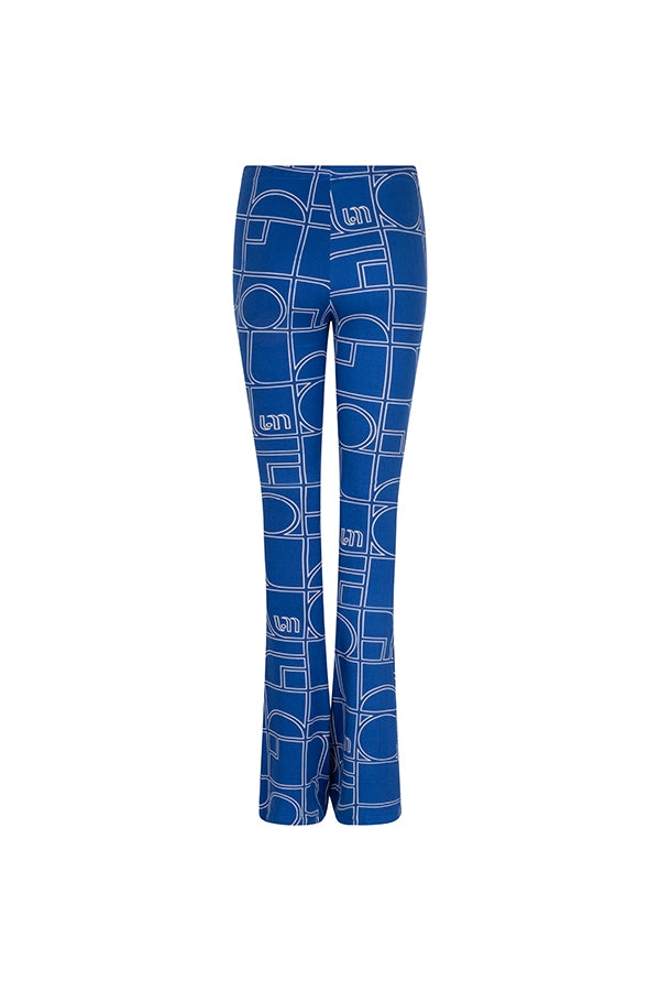 Quinn™ – Dolly | Blue monogram print