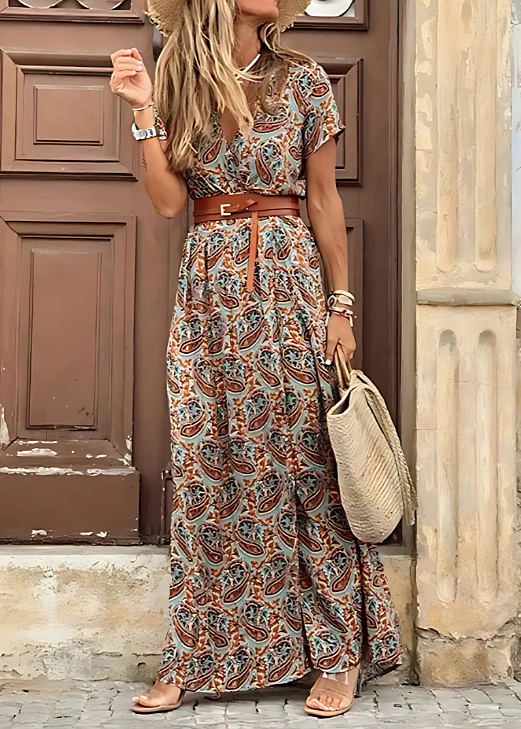 Quinn™ – Vera - Elegant Bohemian Maxi Dress
