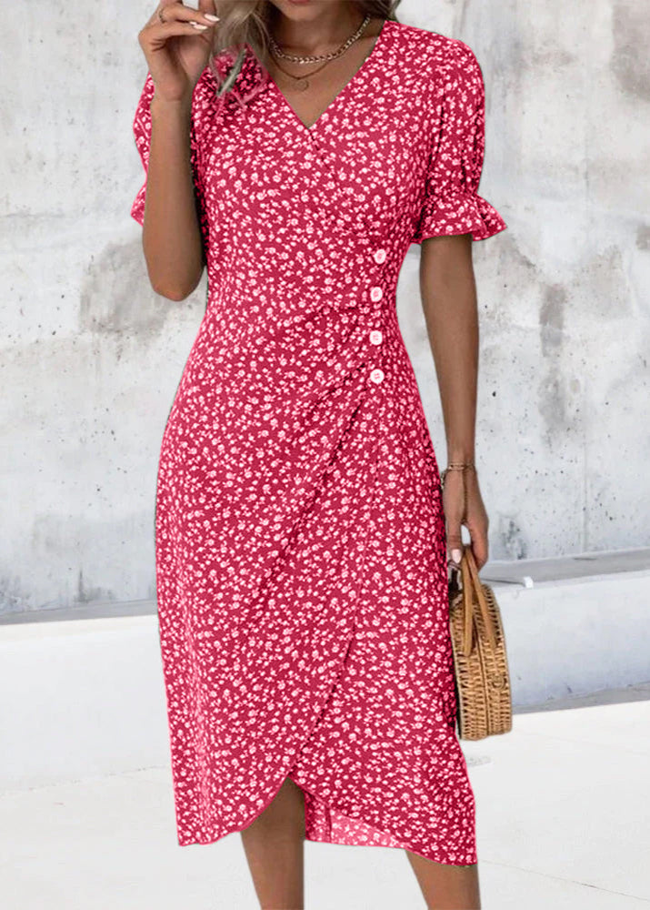 Quinn™ – Sophie - Elegant and Comfortable Floral Dress
