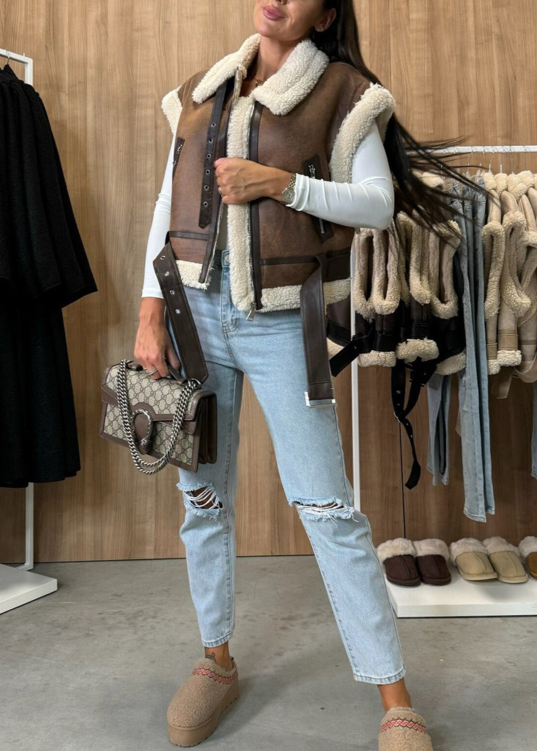 Quinn™ – Elze - Trendy Gilet with Warm Fleece Lining