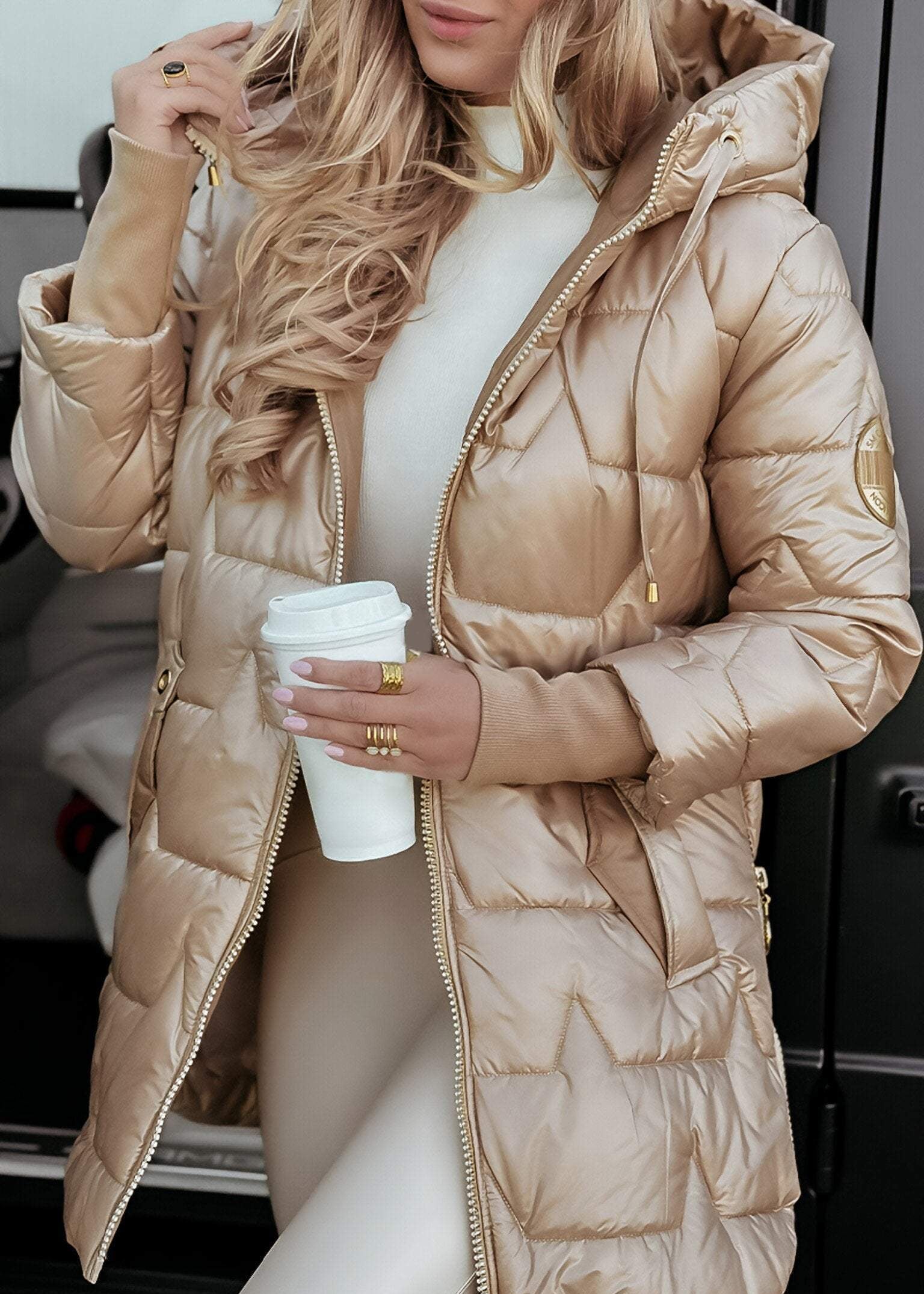 Quinn™ – Sasha - Warm Long-sleeved Coat